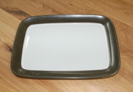 Denby Chevron Oblong Platter