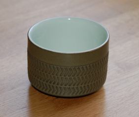 Denby Chevron Sugar Bowl