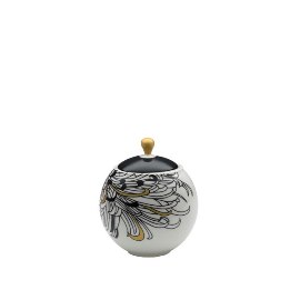 Denby Monsoon Chrysanthemum  Covered Sugar