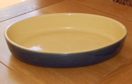 Denby Cottage Blue Oval Roaster
