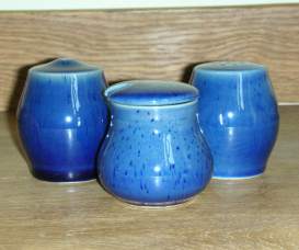 Denby Cottage Blue Salt Pot
