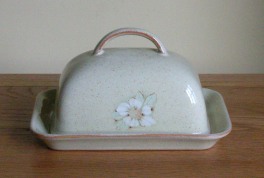 Denby Daybreak  Butter Dish - Domed