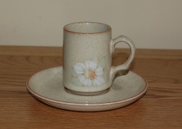 Denby Daybreak  Coffee Can and Saucer
