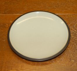 Denby Energy Charcoal/White Salad/Dessert Plate