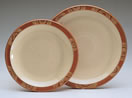 Denby Fire Chilli (rim) Salad/Dessert Plate