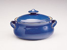 Denby Imperial Blue Discontinued Covered Veg Dish