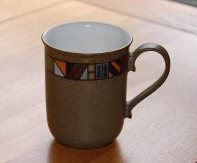 Denby Marrakesh  Straight Mug - ? shaped handle