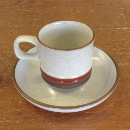 Denby Potters Wheel  Coffee Cup and Saucer