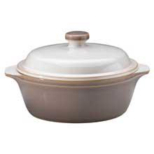 Denby Truffle Discontinued Round Casserole Dish LID ONLY
