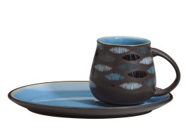 Denby Sienna Turquoise Buffet Saucer