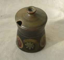 Denby Arabesque  Mustard Pot