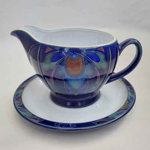 Denby Baroque Sauce Jug and Saucer