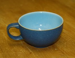 Denby Blue Jetty Blue Tea Cup
