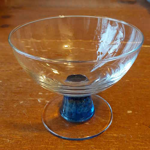 Denby Blue Jetty Glass Dessert Bowl
