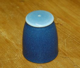 Denby Blue Jetty  Salt Pot