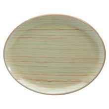 Denby Caramel Stripes Oval Platter