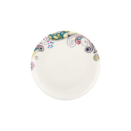 Denby Monsoon Cosmic Cream Medium Plate
