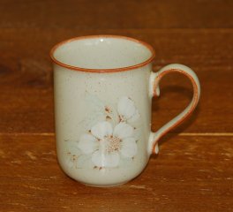 Denby Daybreak Straight Mug - ? shaped handle