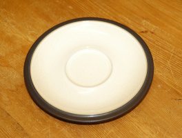 Denby Energy Charcoal/White Tea Saucer