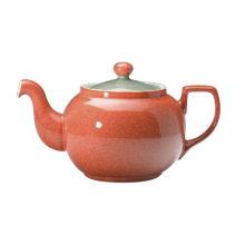 Denby Fire Chilli Teapot - Classic 1922 shape