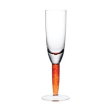 Denby Fire  Champagne Flute
