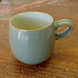 Denby Fire Green Small Curve Mug