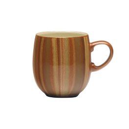 Denby Fire Stripes Large Curve Mug