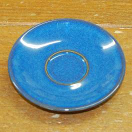 Denby Imperial Blue Discontinued Espresso Saucer