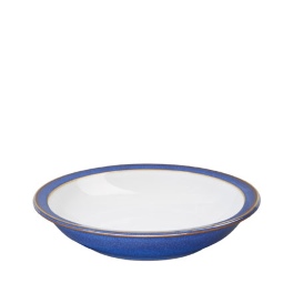 Denby Imperial Blue  Shallow Rimmed Bowl
