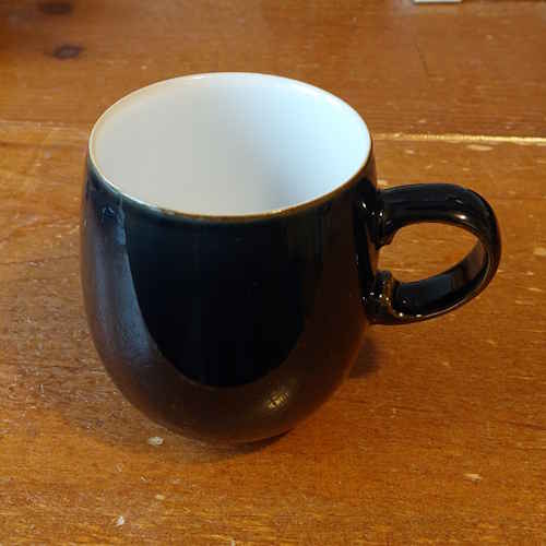 Denby Jet Black Large Curve Mug