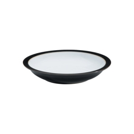 Denby Jet Black Shallow Rimmed Bowl