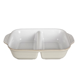 Denby Linen Divided Dish