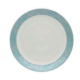 Denby Monsoon Lucille Teal  Round Platter