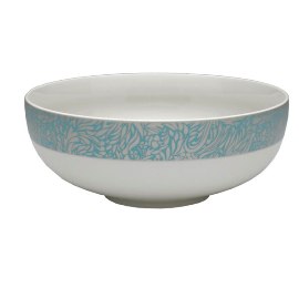 Denby Monsoon Lucille Teal  Serving Bowl