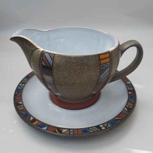 Denby Marrakesh Sauce Jug and Saucer