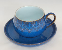 Denby Midnight  Tea Cup and Saucer