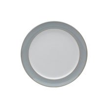 Denby Mist  Wide Rimmed Salad/Dessert Plate