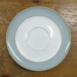 Denby Mist  Wide Rimmed Tea Saucer