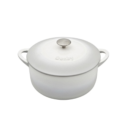 Denby Cast Iron Natural Canvas 24cm Round Casserole