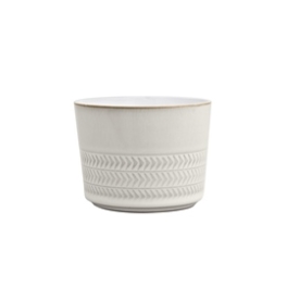 Denby Natural Canvas Textured Sugar Bowl/Ramekin