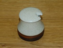 Denby Potters Wheel  Mustard Pot