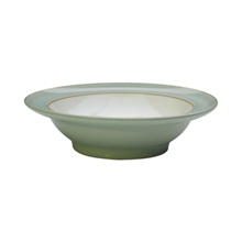 Denby Pure Green  Wide Rimmed Soup/Cereal Bowl