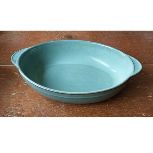 Denby Regency Green Discontinued Large Oval Dish
