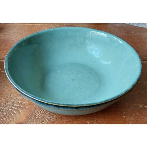 Denby Regency Green Discontinued Large Pasta/Salad Bowl