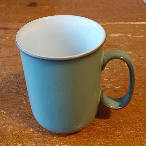 Denby Regency Green  Straight Mug - C shaped handle