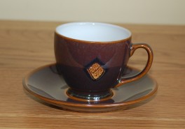 Denby Shiraz  Espresso Cup & Saucer