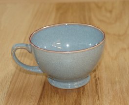 Denby Storm Grey Breakfast Cup