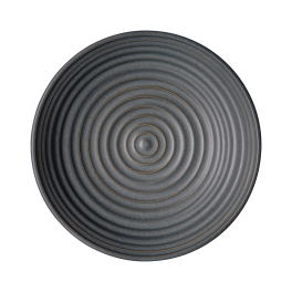 Denby Studio Grey Charcoal Small Ridged Bowl