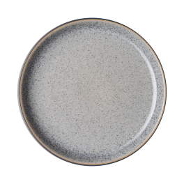 Denby Studio Grey  Coupe Dinner Plates - set of 4