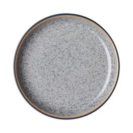 Denby Studio Grey  Small Coupe Plates - set of 4